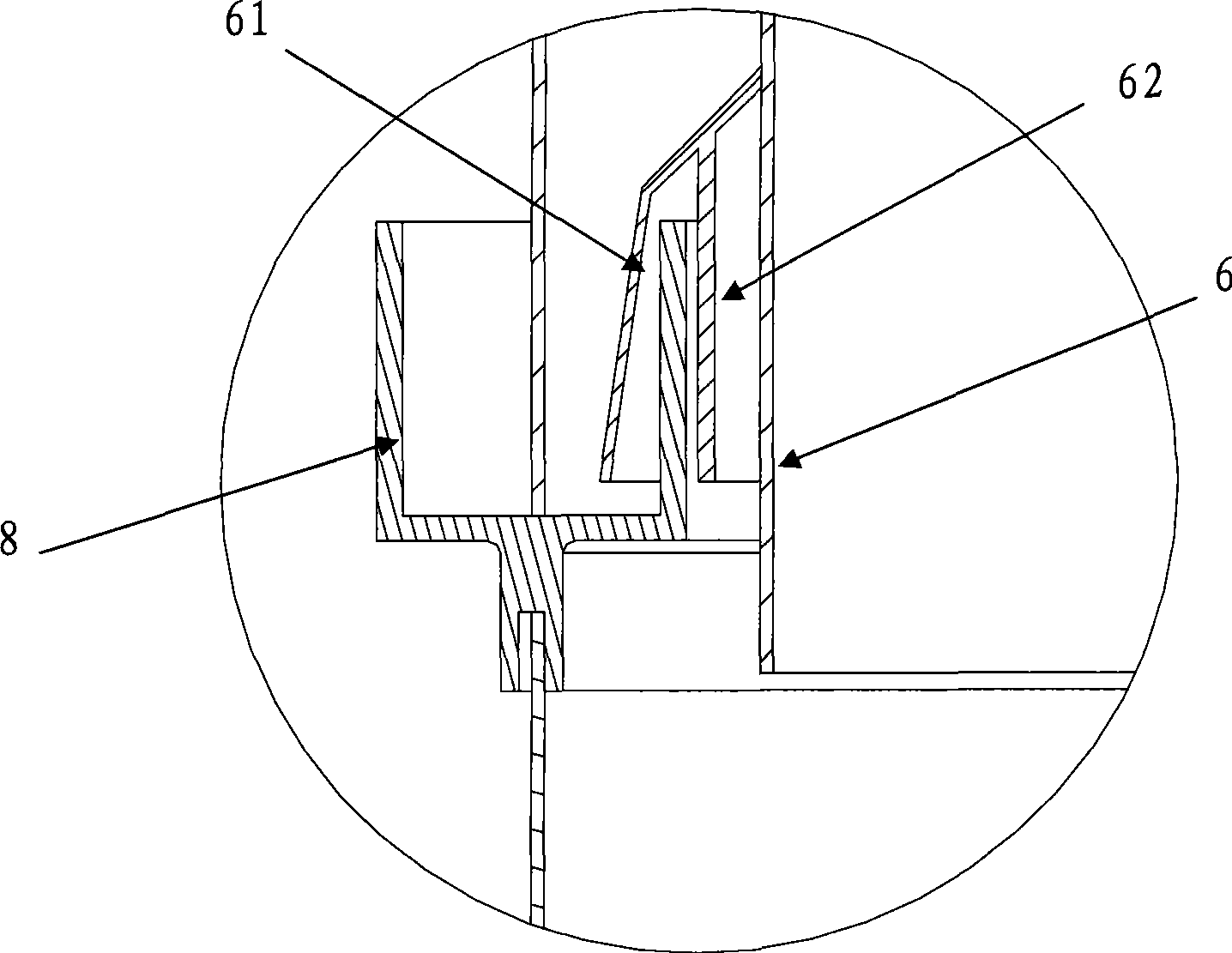 Biomass energy gasification furnace apparatus