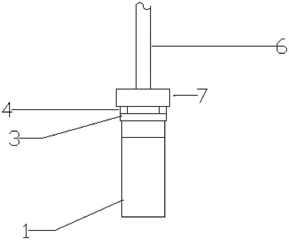 A device for suppressing crystallizer liquid level fluctuation at high pulling speed