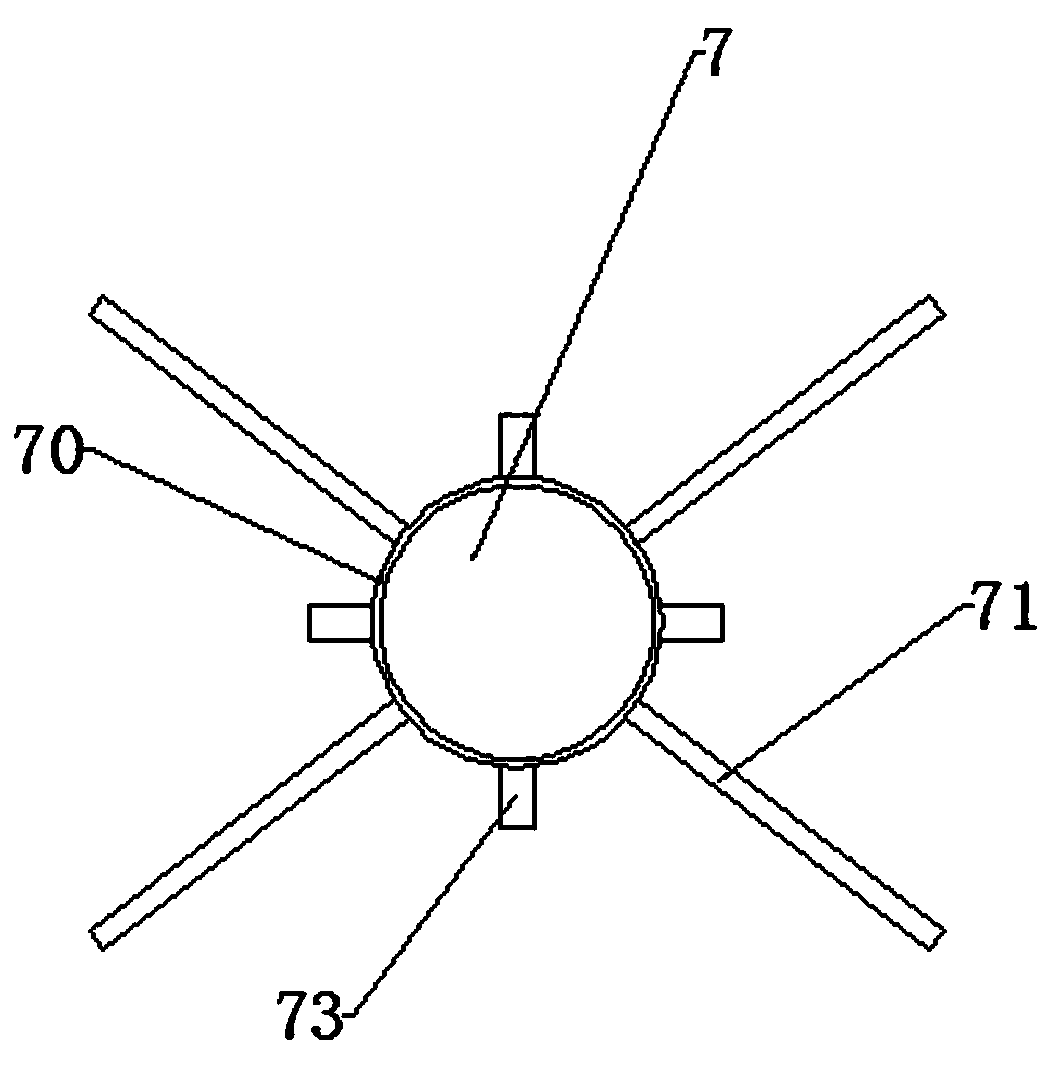 Self-cleaning concrete mixing drum