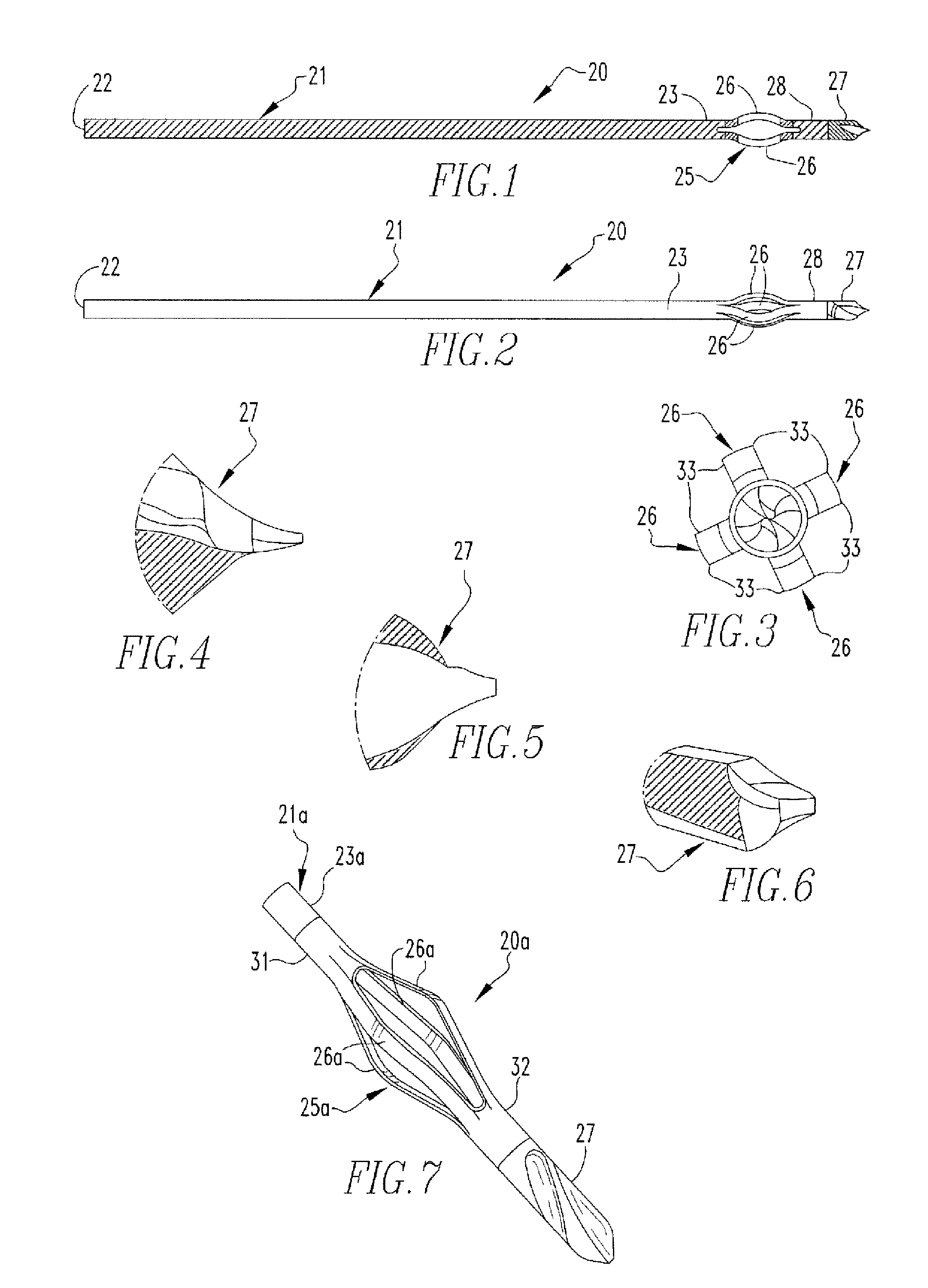 Surgical instruments for cutting cavities in intramedullary canals