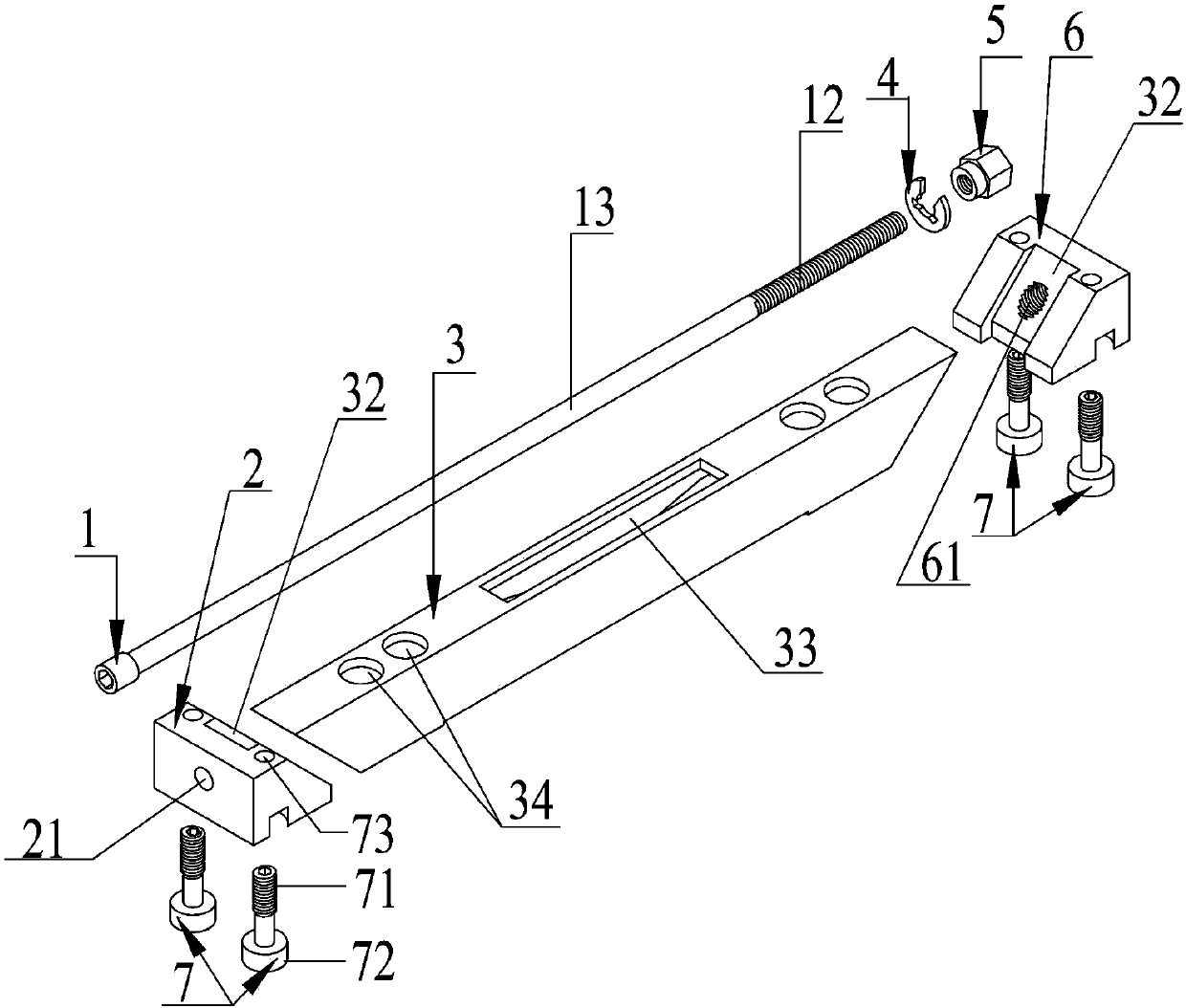 A clamping plate lock