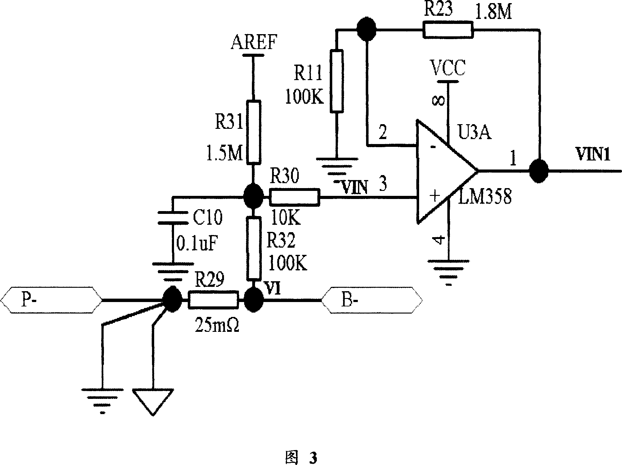 Inverter of voltage polarity, detecting circuit and method of charge and discharge current of battery