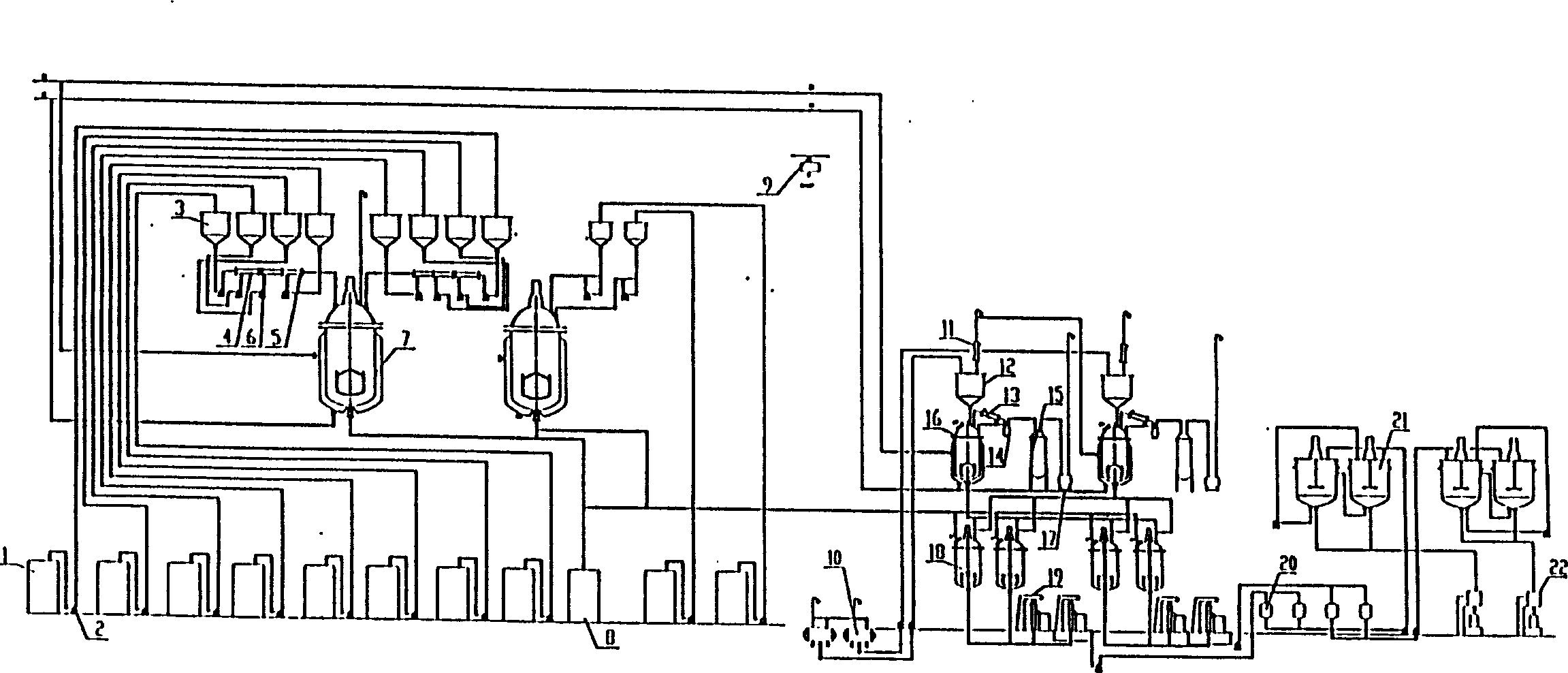 Bi component paint used as top coating, producing process and usage thereof