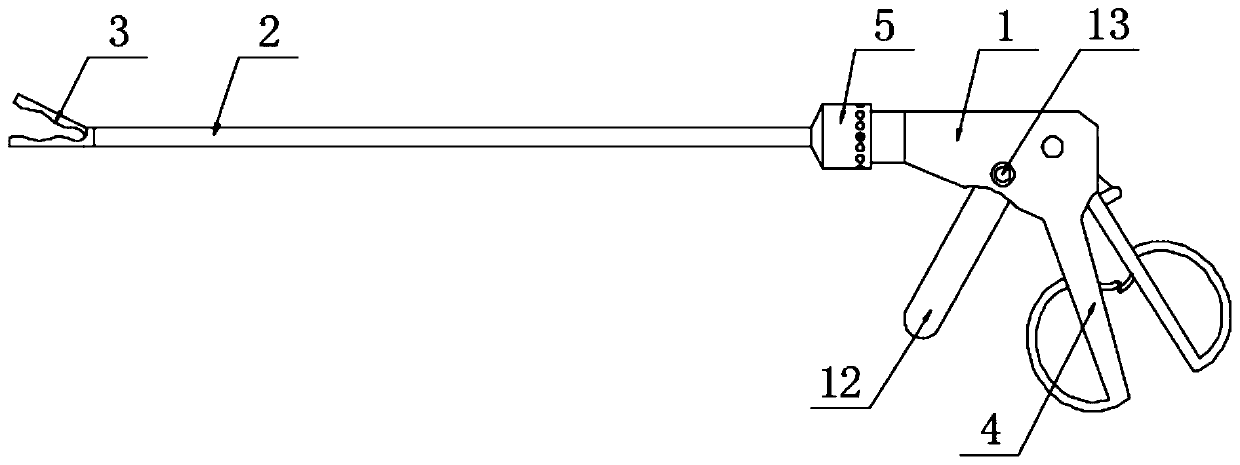 Novel rotatable laparoscopic surgical forceps