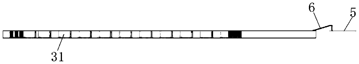 Same-side differential feeding substrate integrated waveguide slot antenna