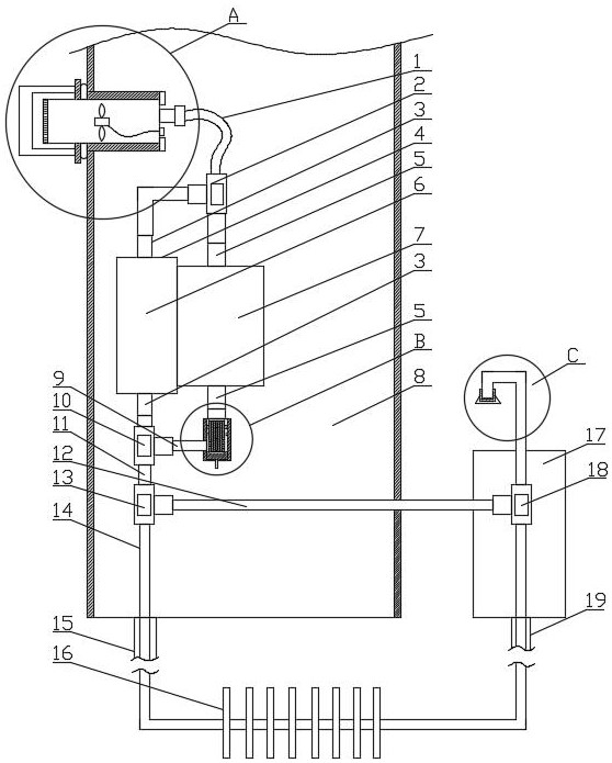 LED street lamp controller with heat dissipation function