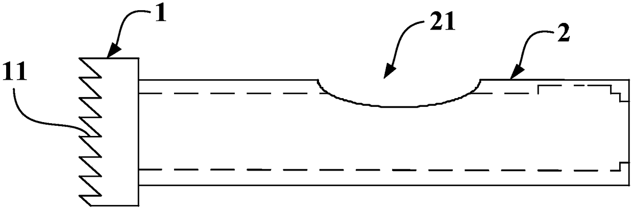 Hollow drill bit for water seal punching and use method thereof