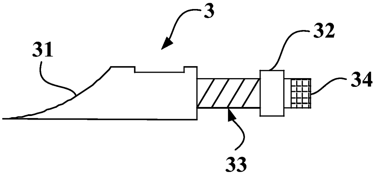 Hollow drill bit for water seal punching and use method thereof