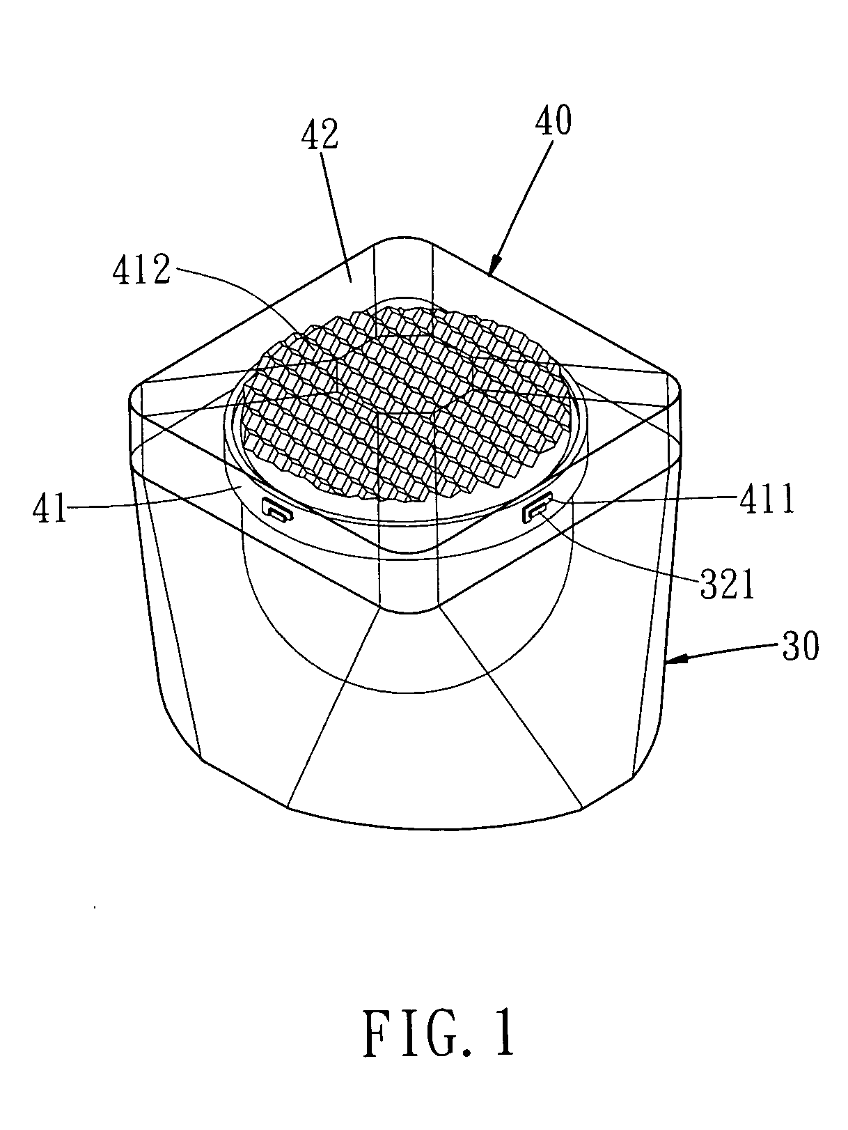 Cosmetics container having outstanding appearance