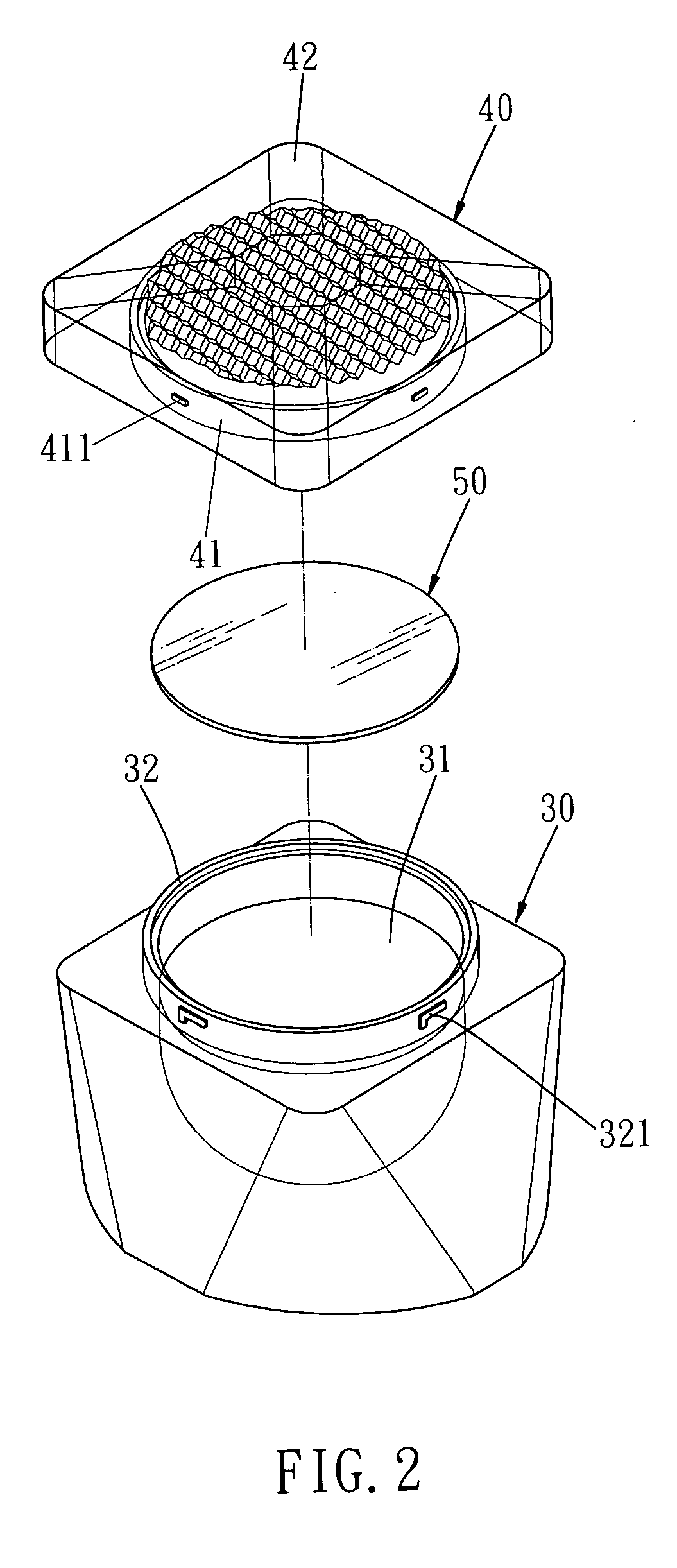 Cosmetics container having outstanding appearance