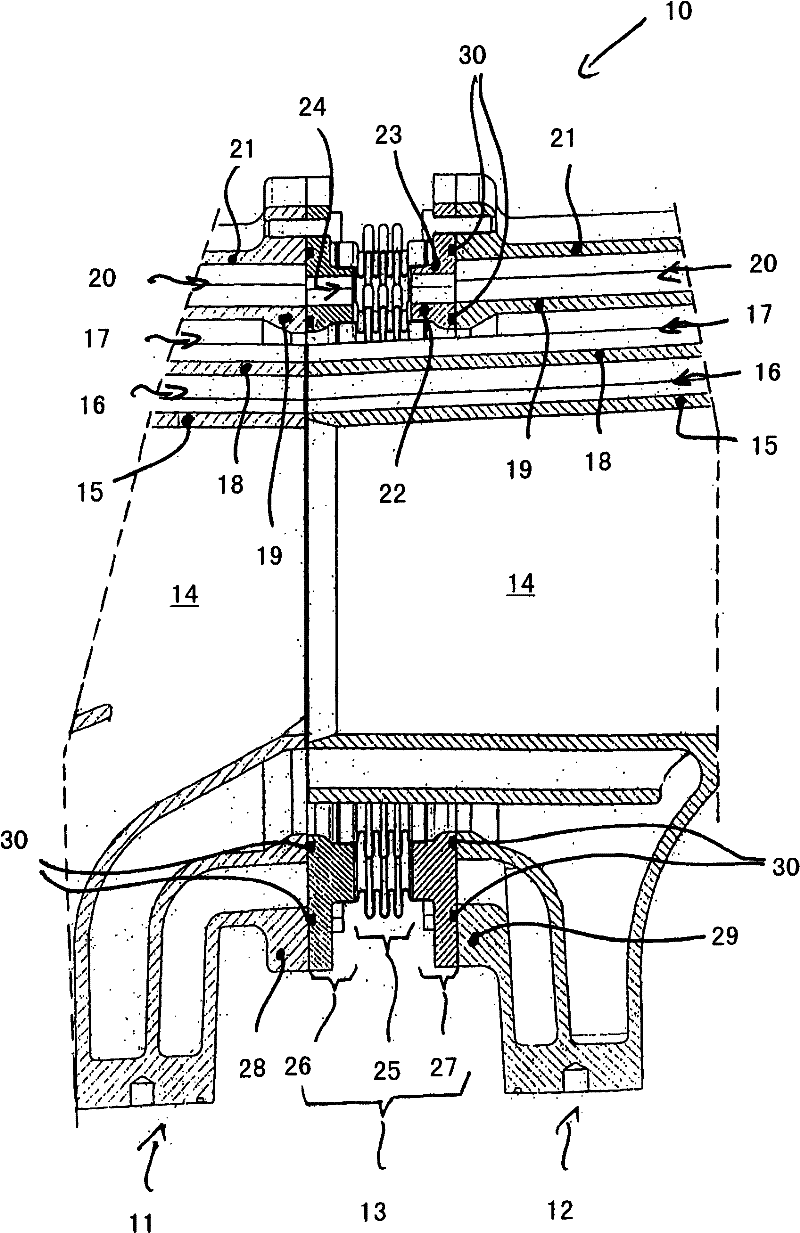 Air outlet duct system