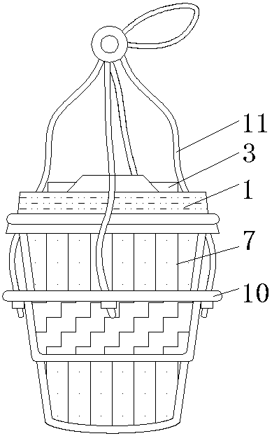 Stackable beverage bottle convenient to take