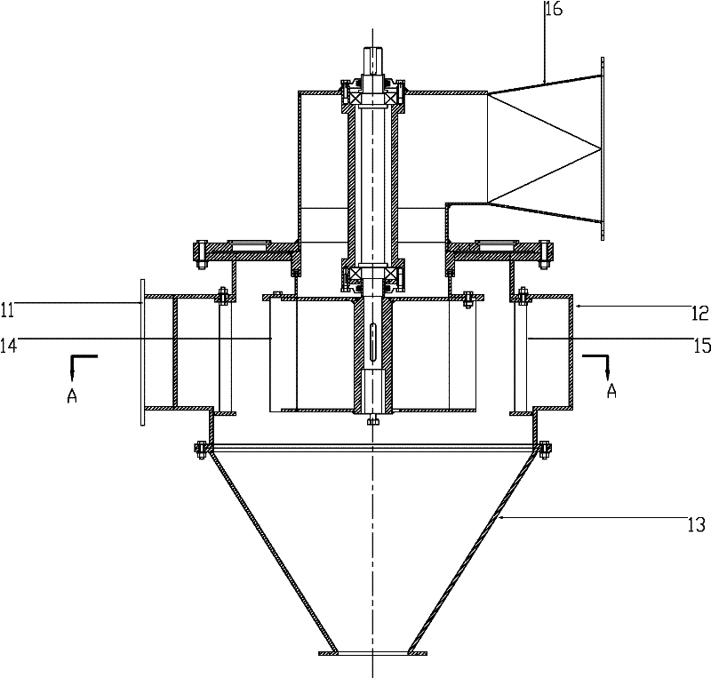 Narrow-sized level multi-stage vortex air classifier classification system