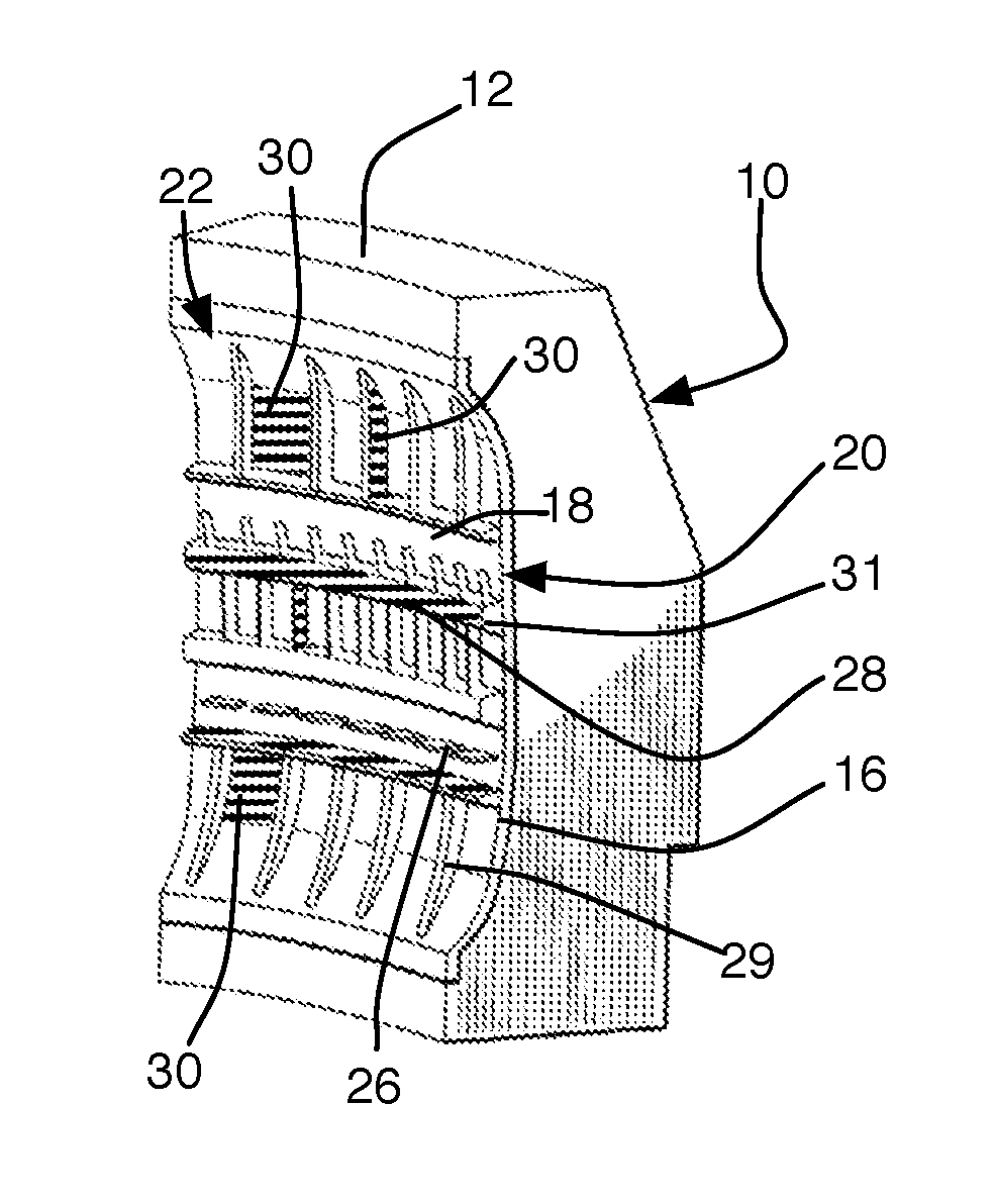 Mould Element Comprising A High-Contrast Texture