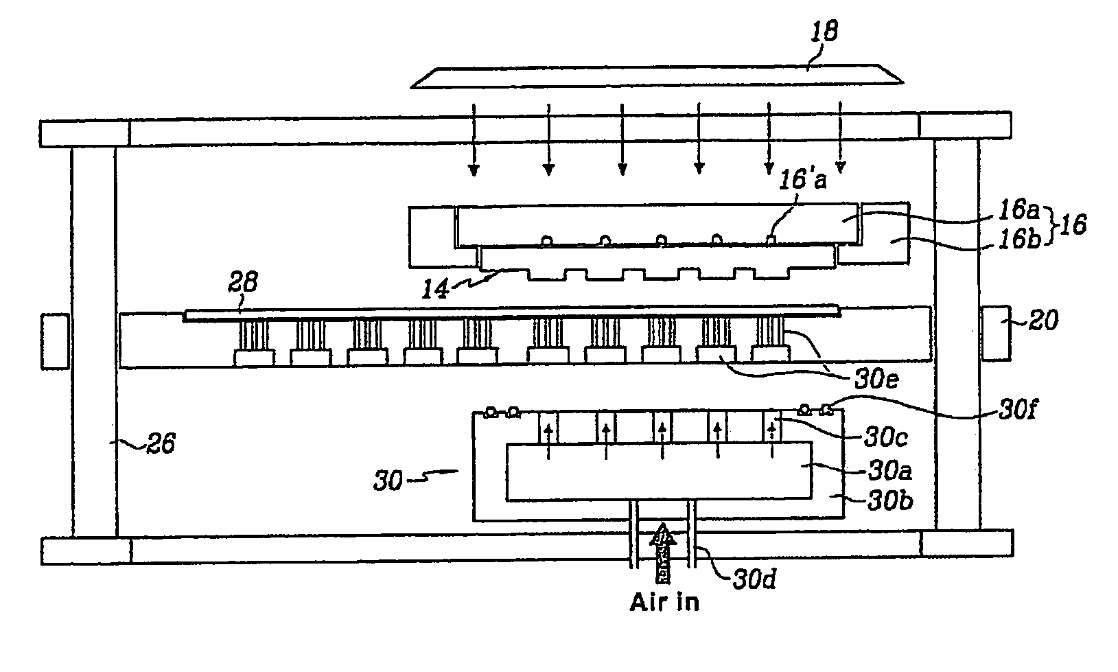 UV nanoimprint lithography process and apparatus