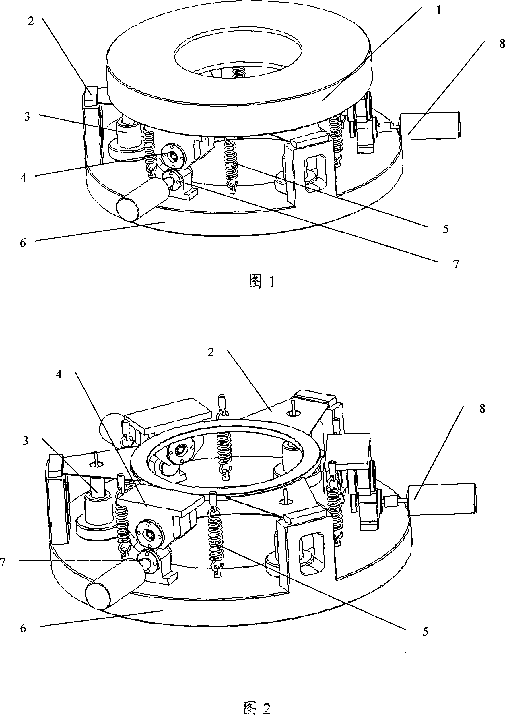 High-precision quick level adjusting device