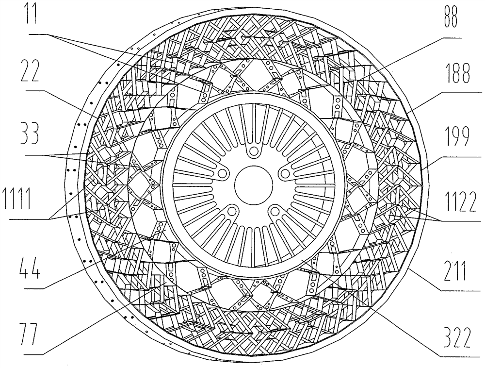 A special-shaped mesh armor bladder tire