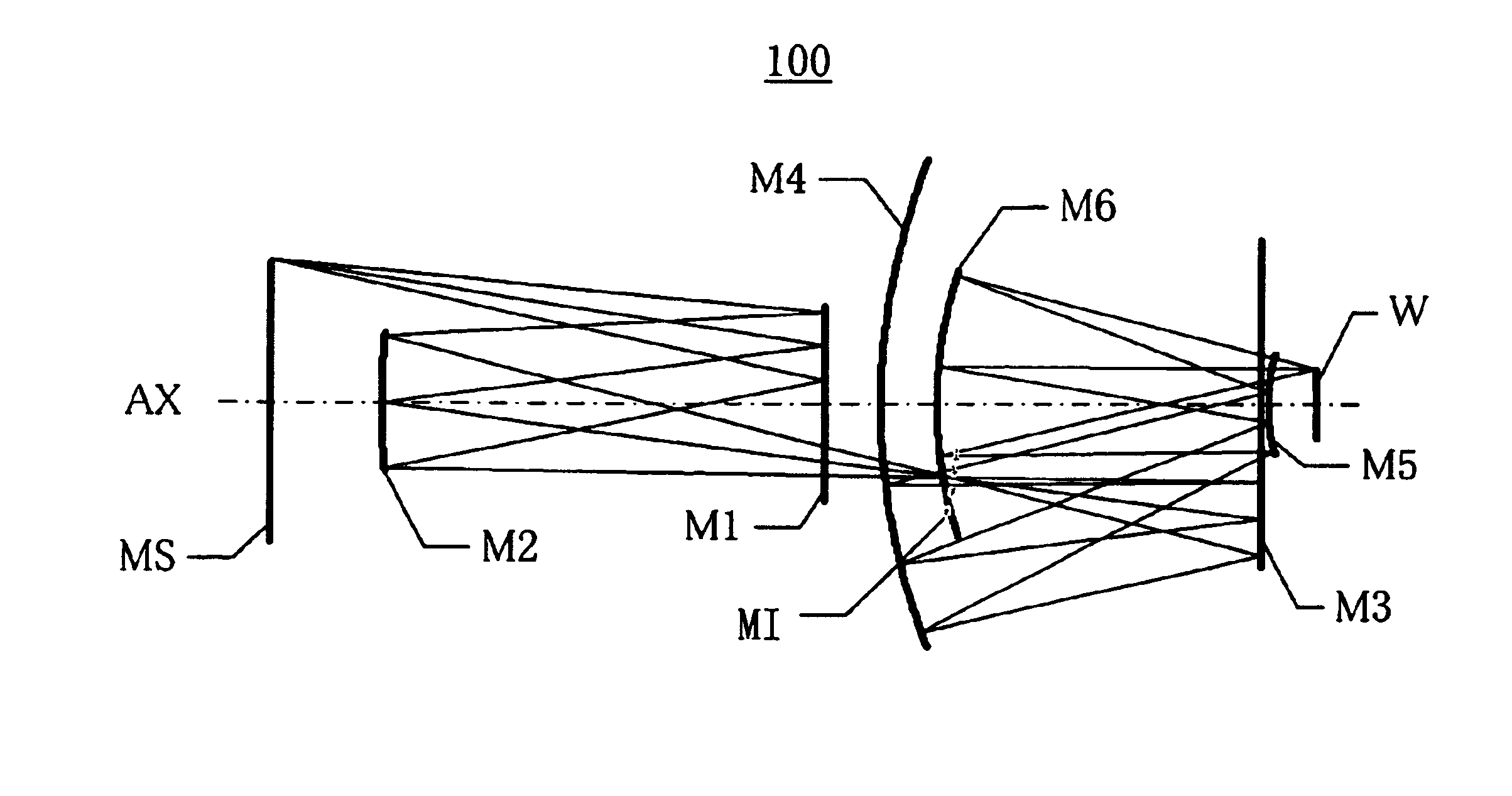 Catoptric projection optical system and exposure apparatus