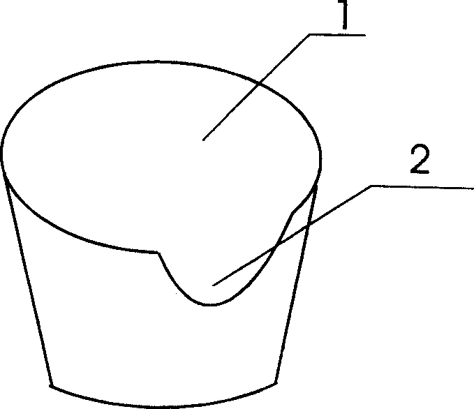 Instant noodle bowl lid plaster and its production method