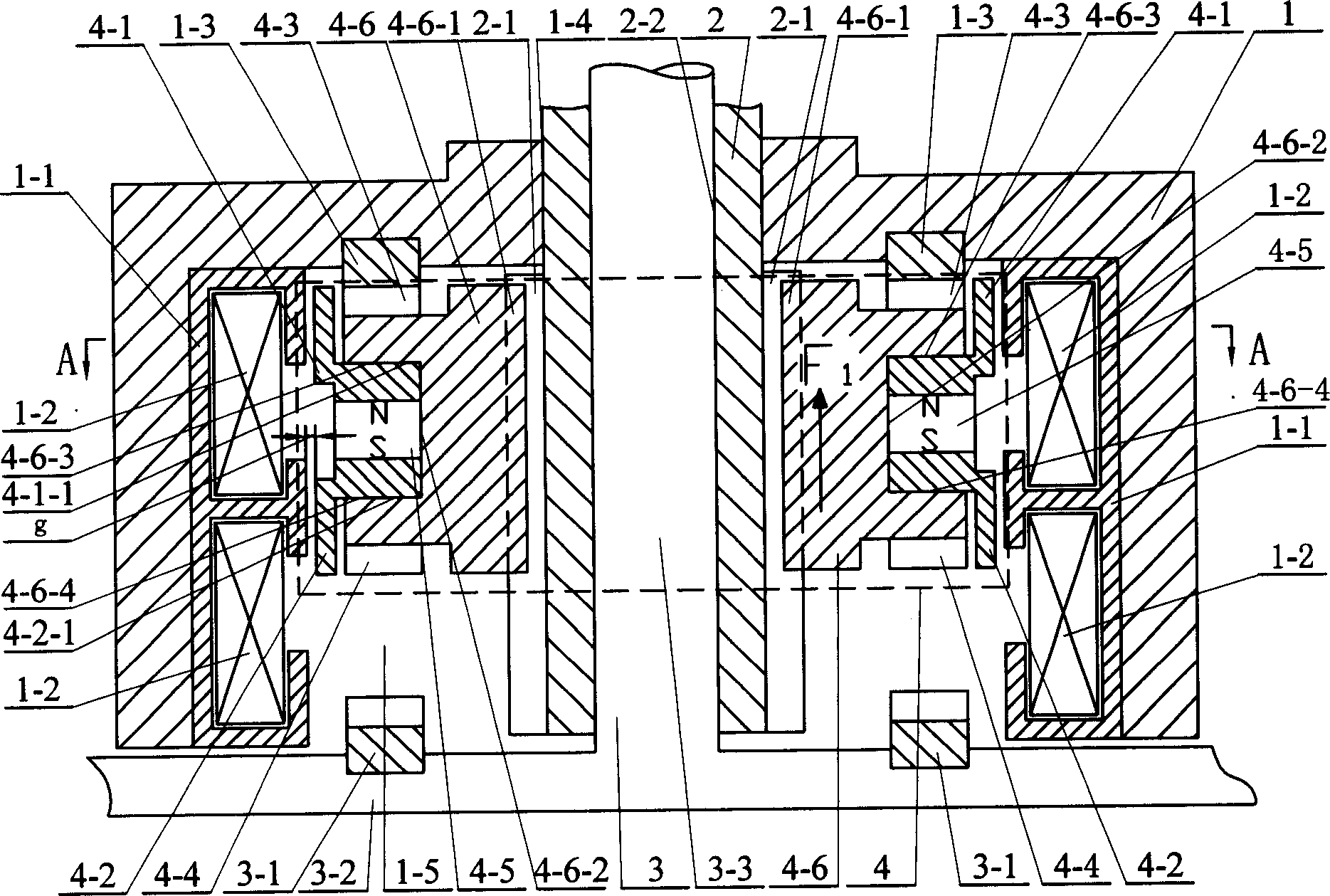 Bistable electromagnetic clutch