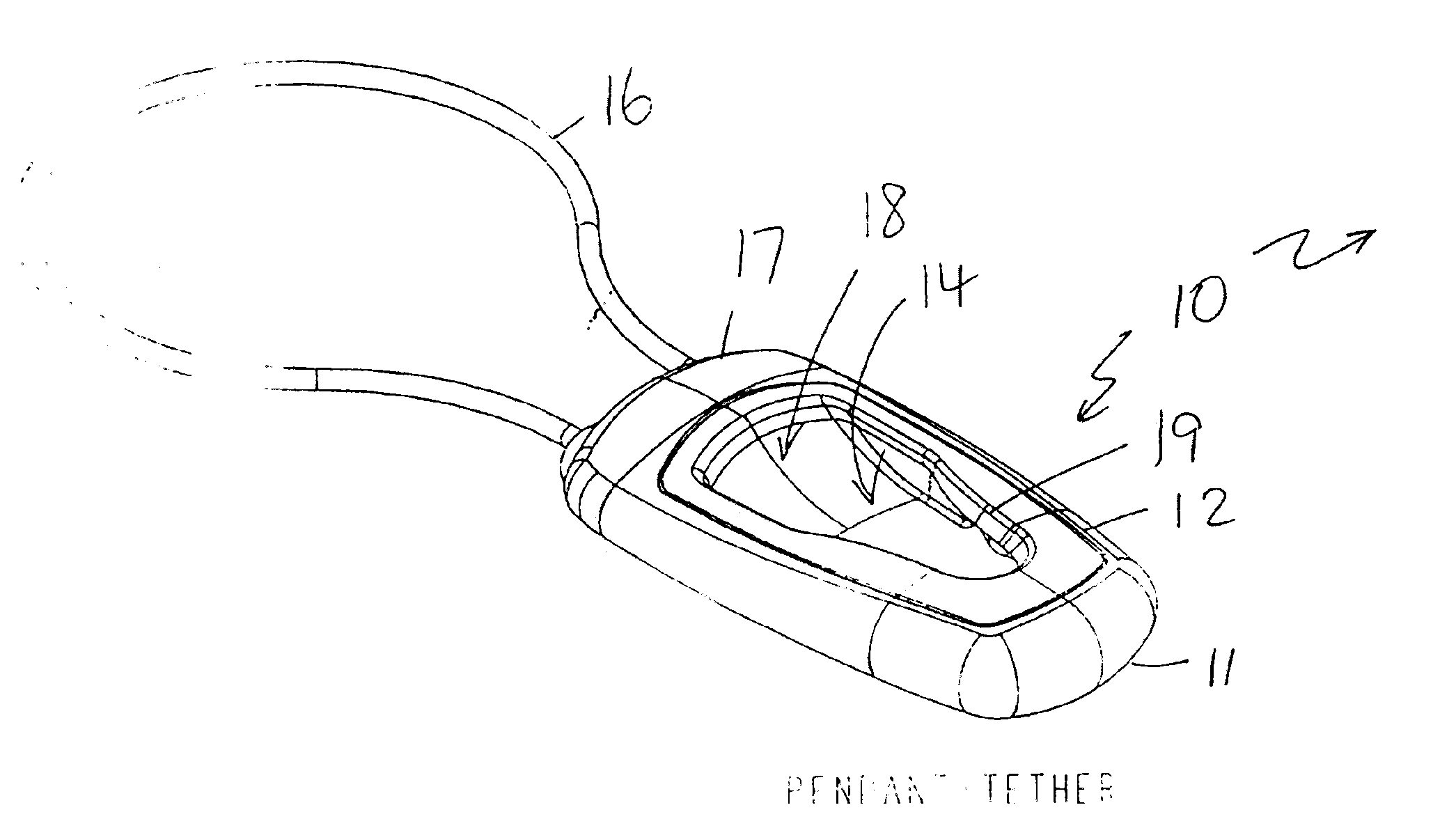 Retractable microphone/speaker lead for a belt clip attachment device for a mobile phone or the like