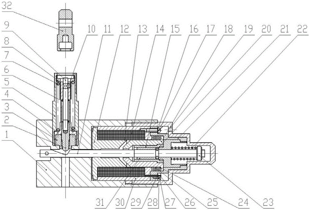 Vertical electric separation mechanism for electric connector