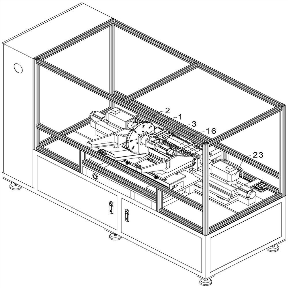 Feeding mechanism and double-end chamfering equipment