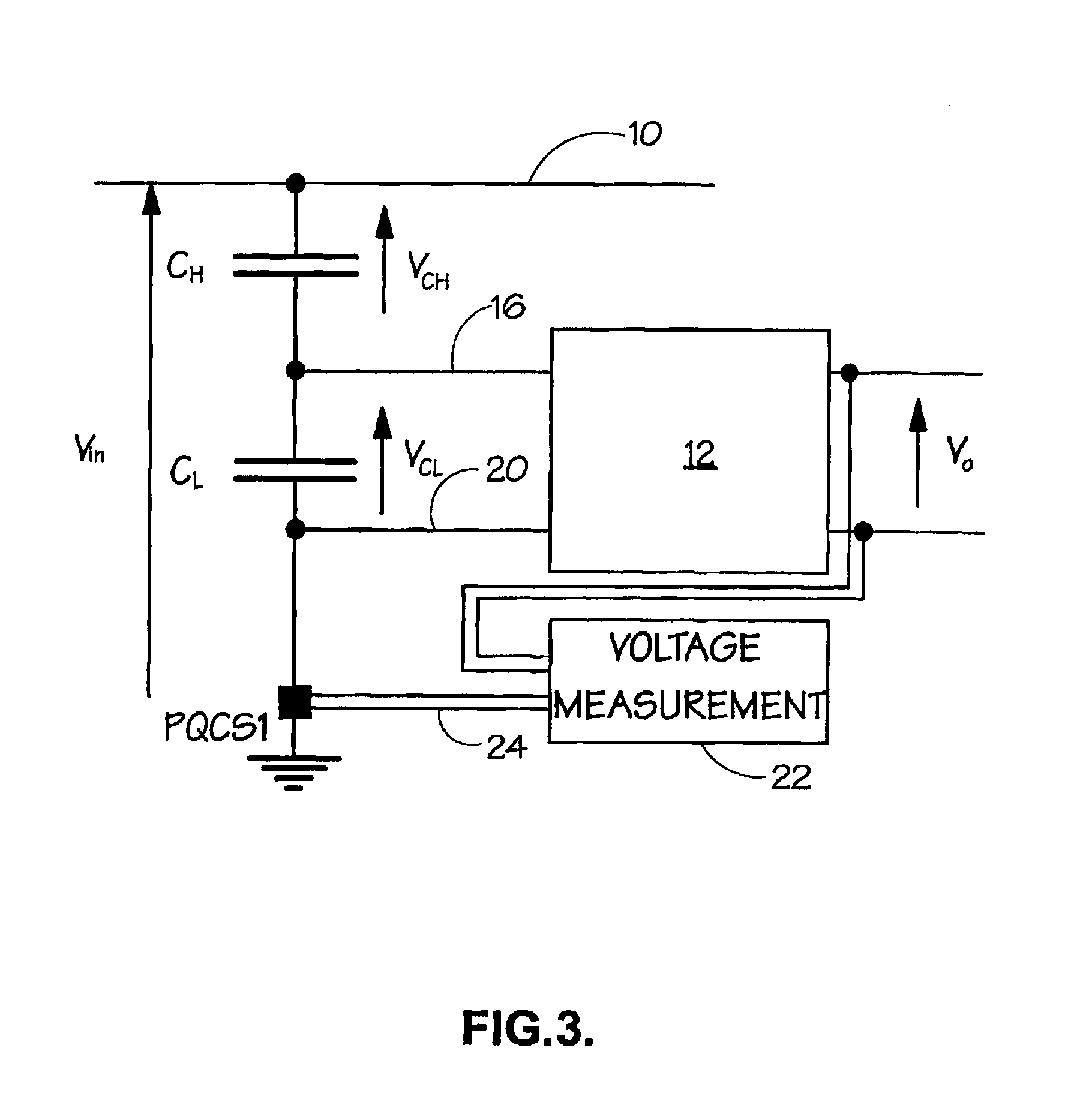 Capacitor coupled voltage transformer and its input voltage parameter determination