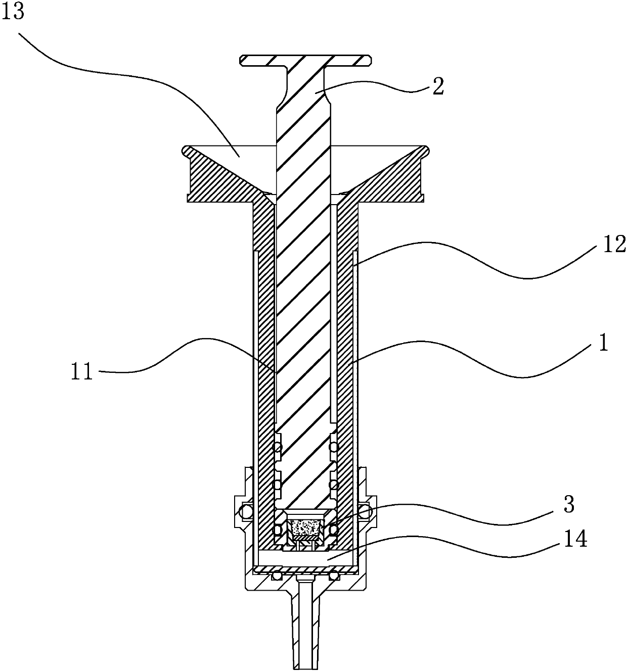 Saliva detector