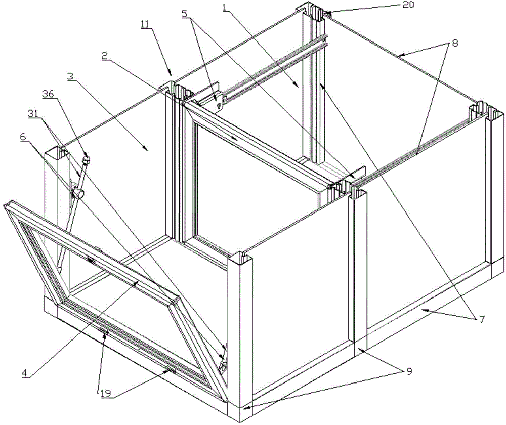 Composite storage rack