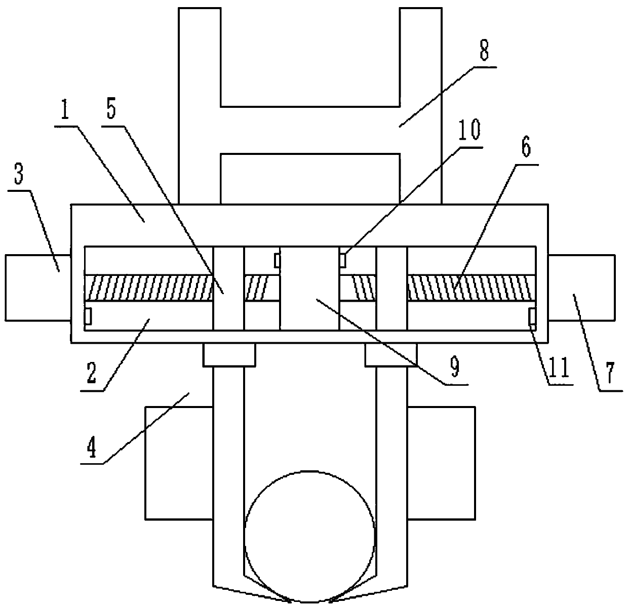 Building pipeline hoisting device