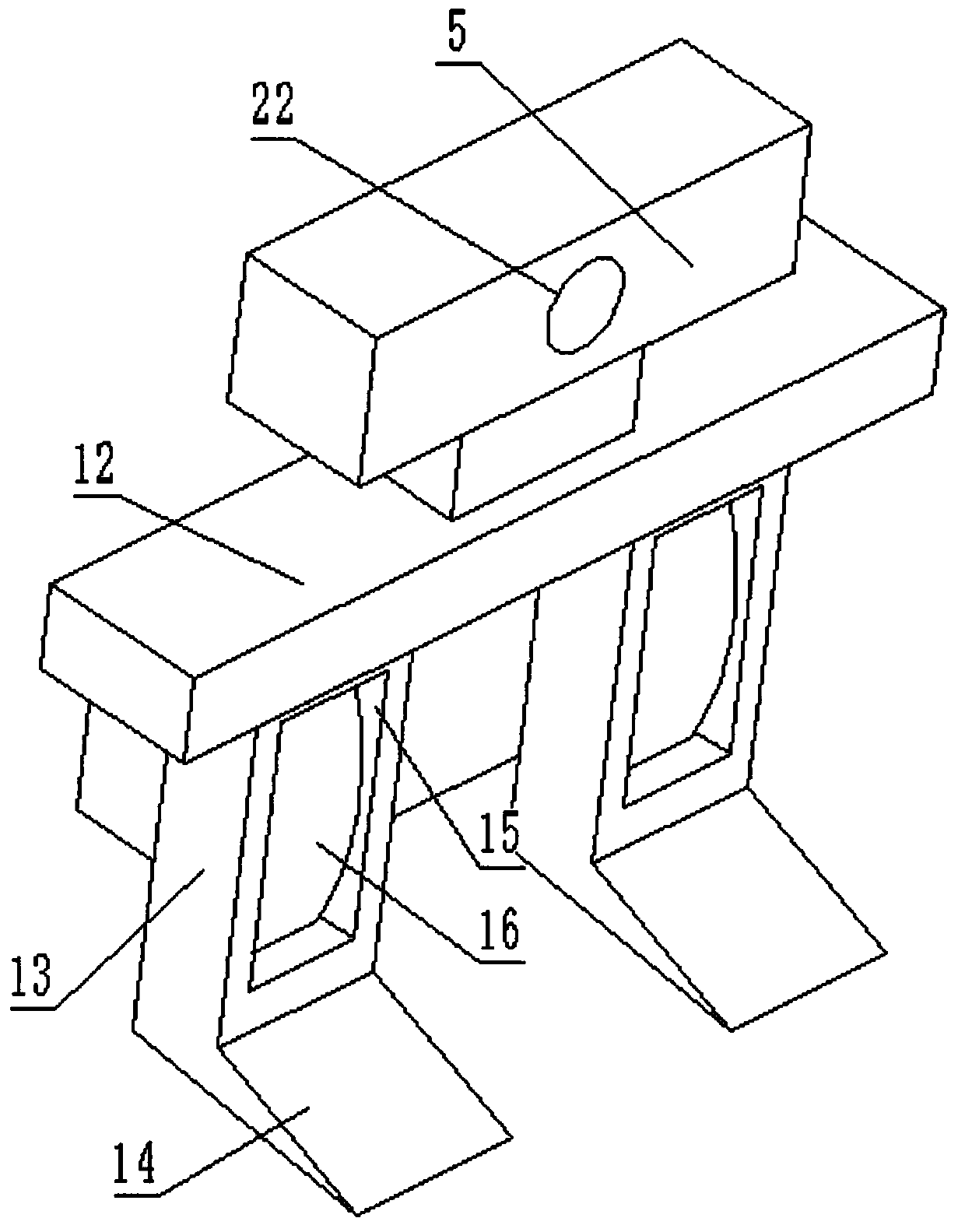 Building pipeline hoisting device