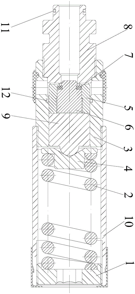 Valve element assembly of safety valve