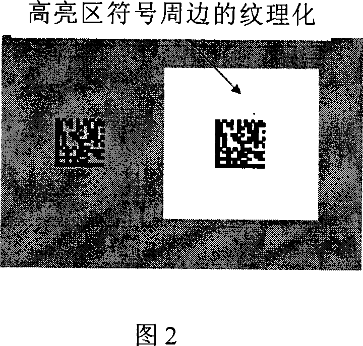 Improvement of data matrix code identification ratio inscribed on cutter