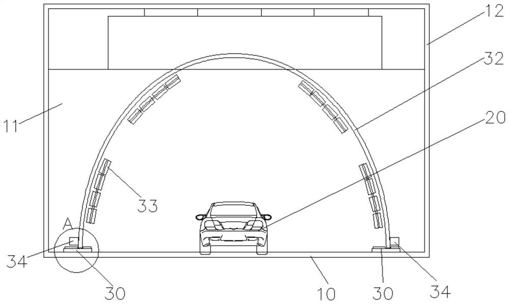 Automobile environment simulation test cabin