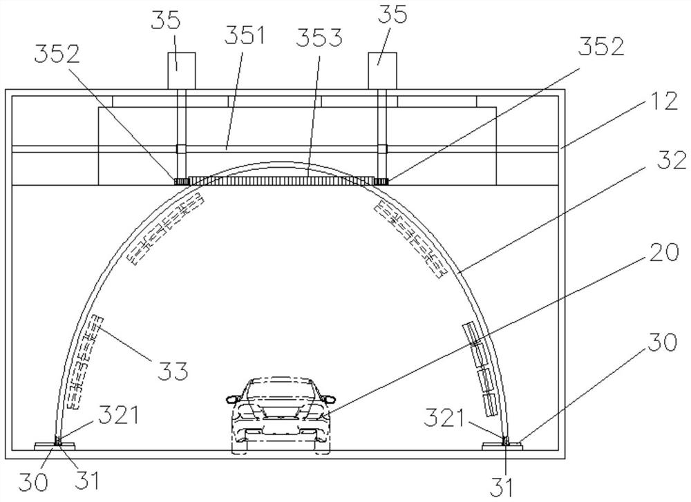 Automobile environment simulation test cabin