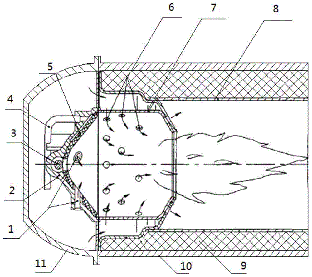 A dpf active regeneration system with a burner