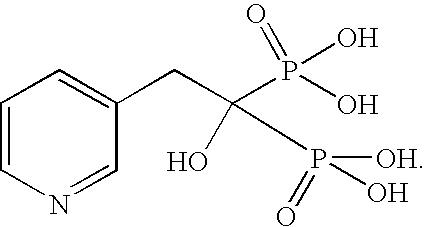 Risedronate compositions and their methods of use