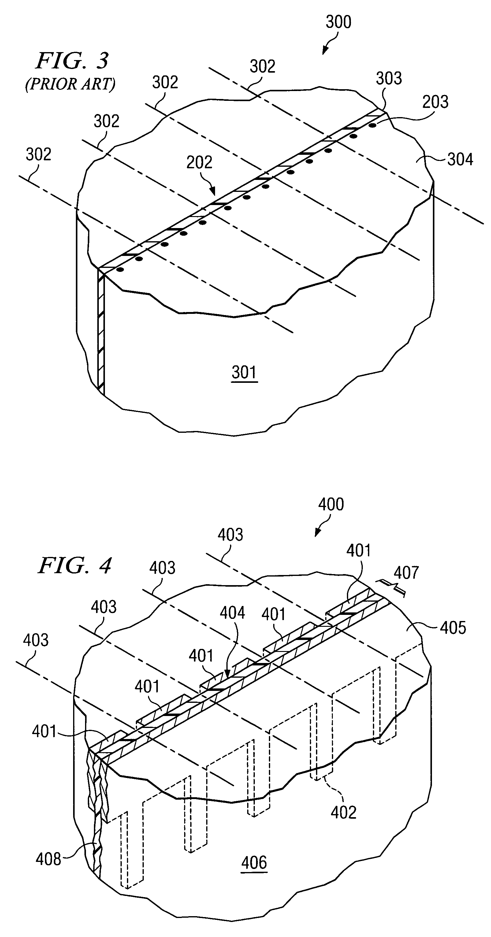 Alignment features for dicing multi element acoustic arrays