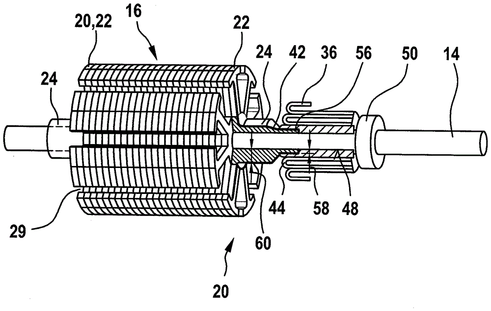 Rotor, electric machine including same, and method for producing rotor