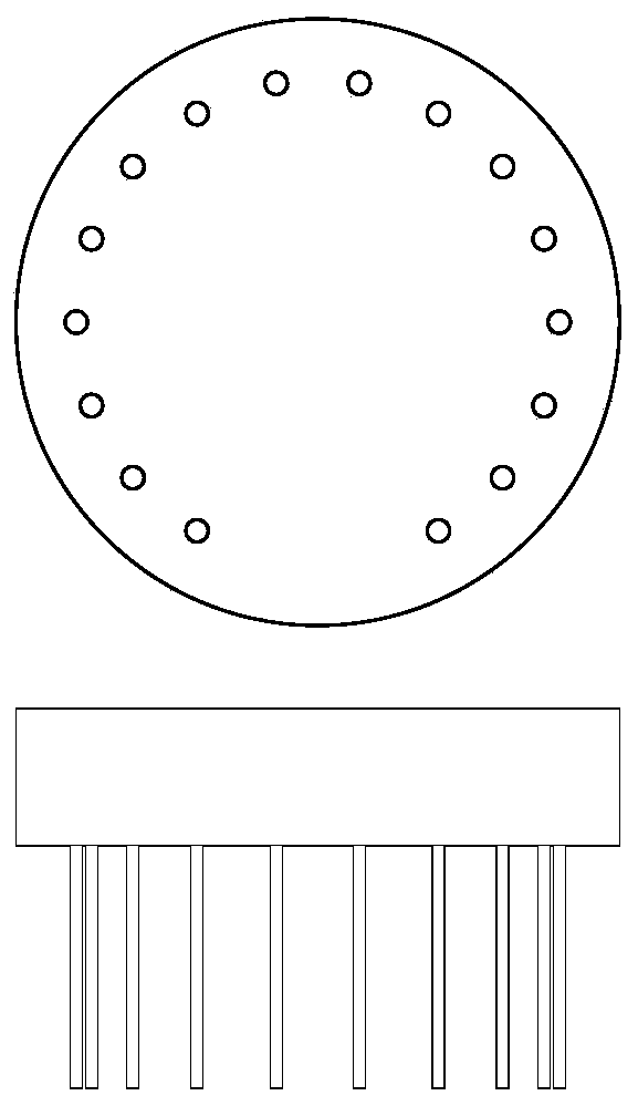 Miniature metal fully-sealed servo circuit of quartz flexible accelerometer and processing method of servo circuit