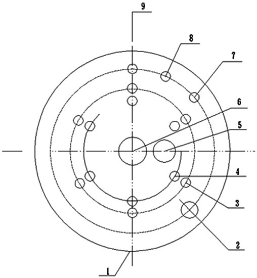 Efficient multi-nozzle polyether polyol preparation device and process