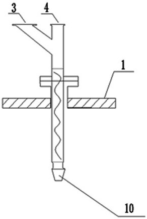 Efficient multi-nozzle polyether polyol preparation device and process