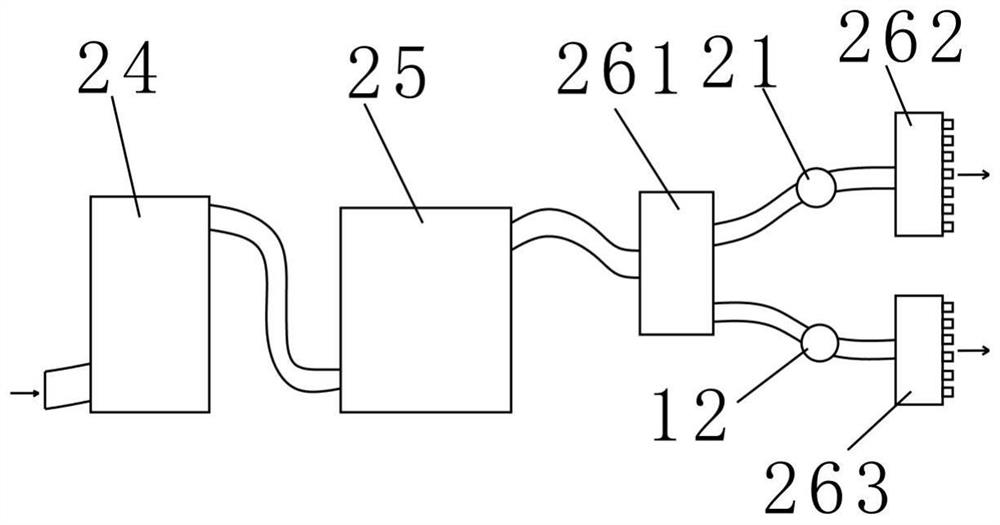 Massage bathtub with hydrogen bath function