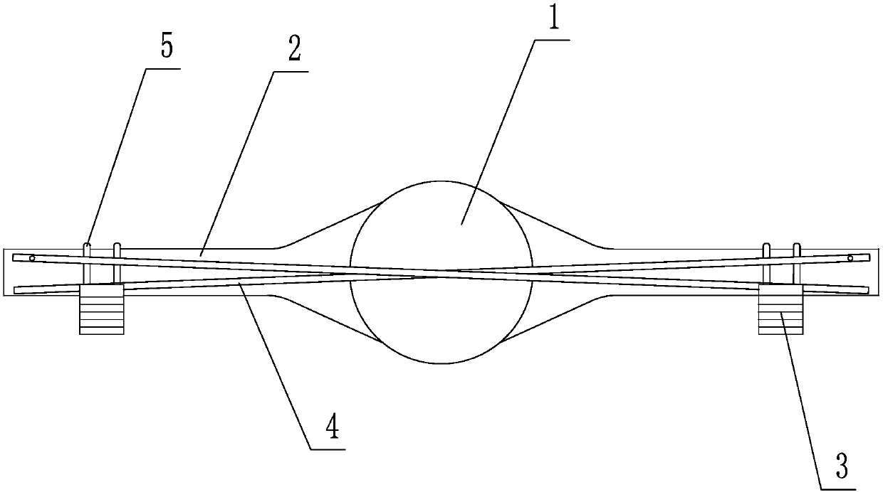 Electro-tricycle vibration-damping rear axle capable of traveling stably and reliably