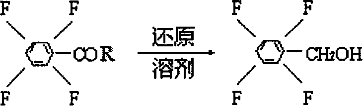 Process preparing 2,3,5,6-phyenyl methanol tetrafluoride