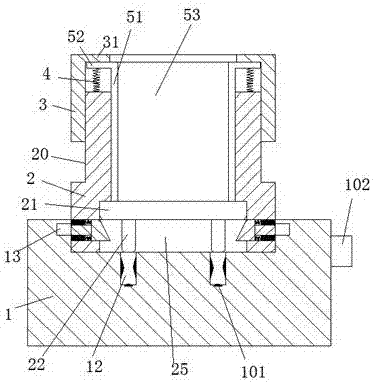 Illumination lamp device used for bridge