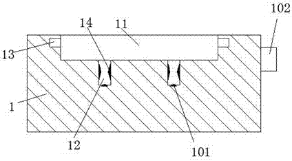 Illumination lamp device used for bridge