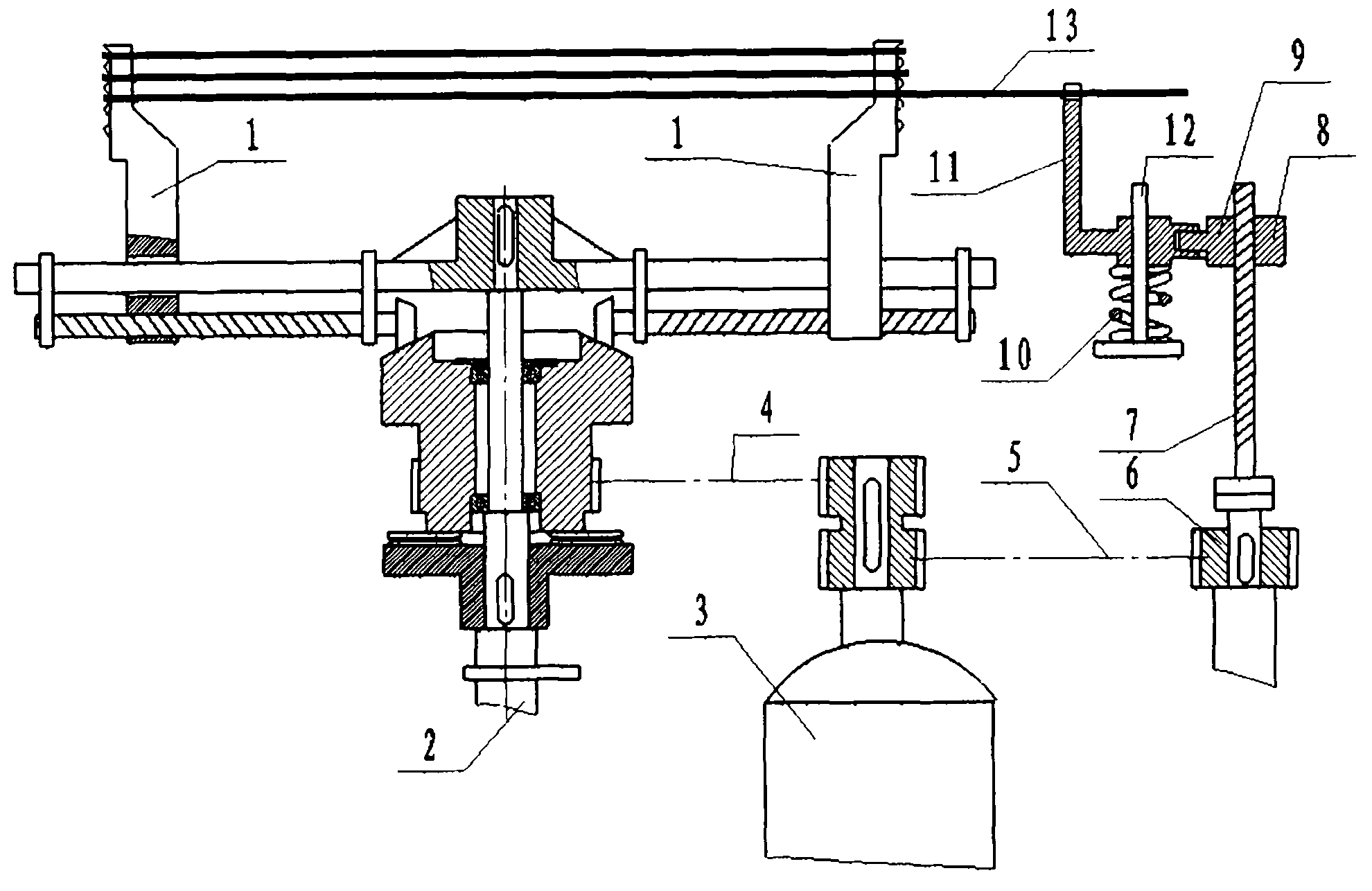 Uniform wiring device adopting split nut