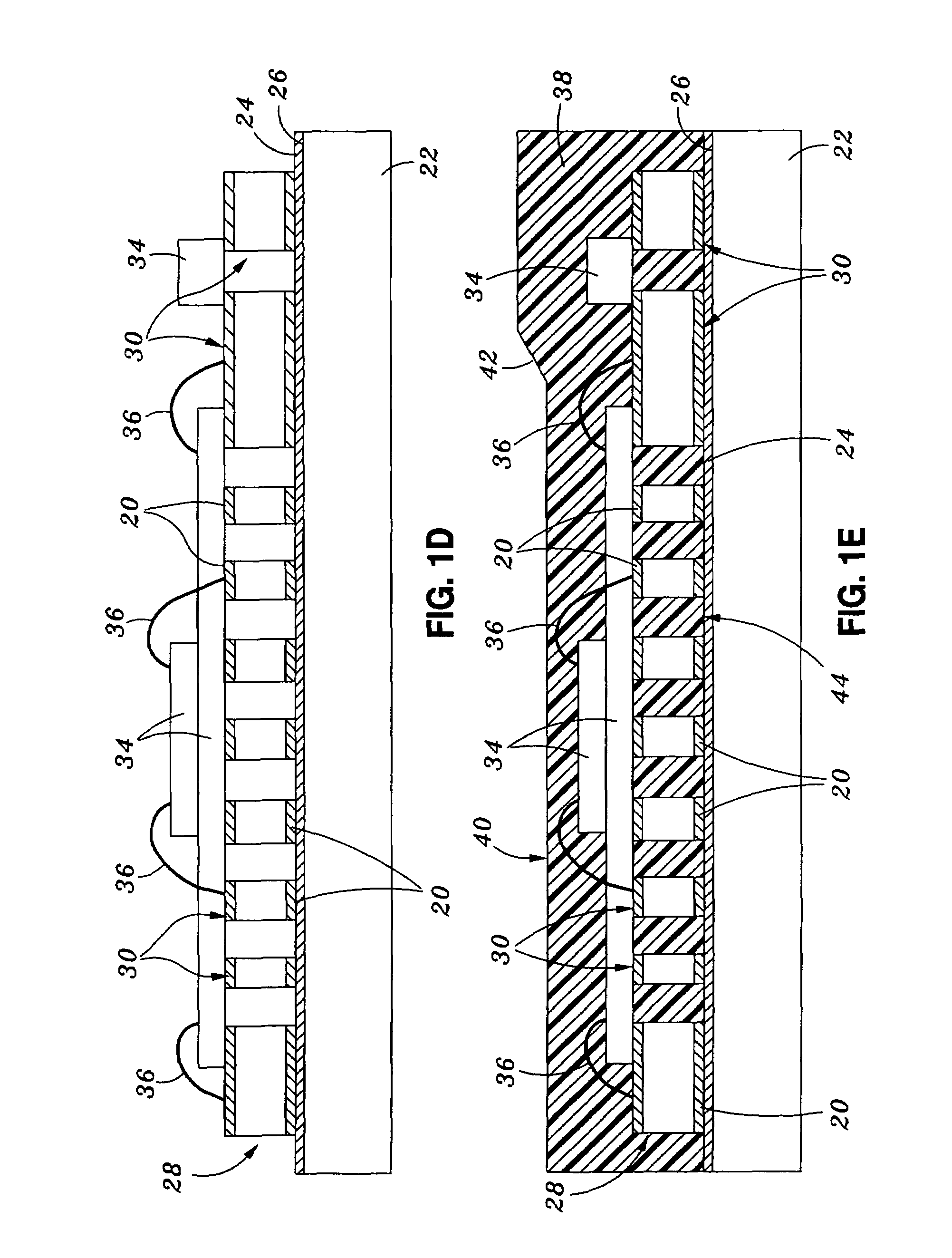 Secure digital memory card using land grid array structure